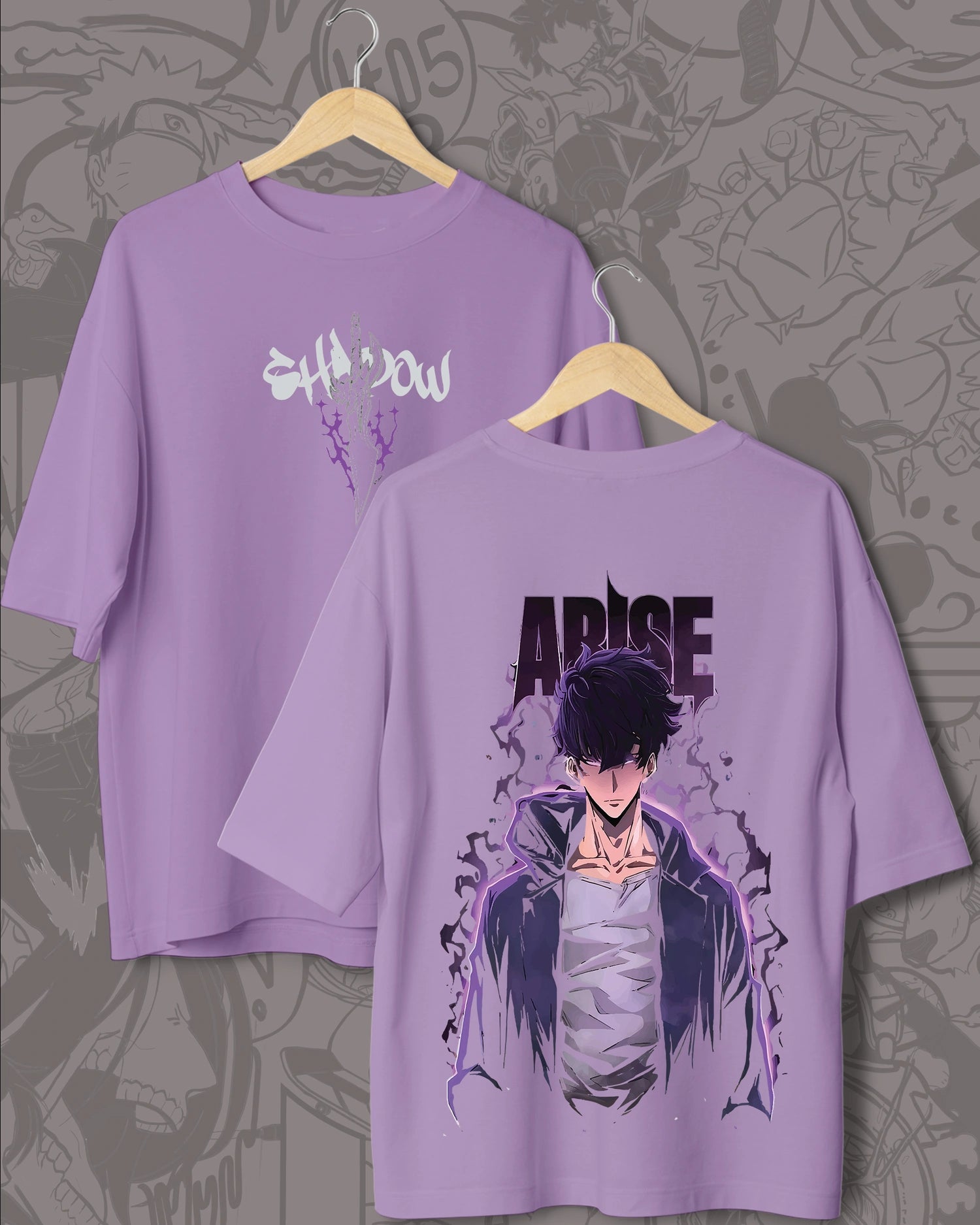 Oversized Sung Jin-Woo T-Shirt – Solo Leveling